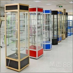 【精品鈦合金展柜木制奧松噴漆玻璃柜木制奧松噴漆玻璃柜展架玉器珠寶柜子廠家直銷】-